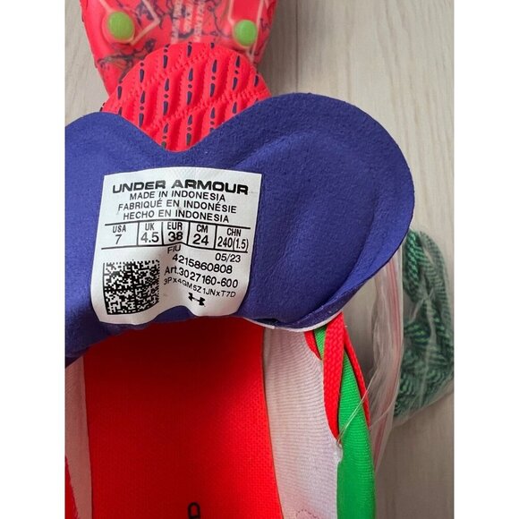 Under Armour 3027160-600 UA Magnetico Elite 3 FG Soccer Cleats Beta ( 7 ) - Picture 7 of 7